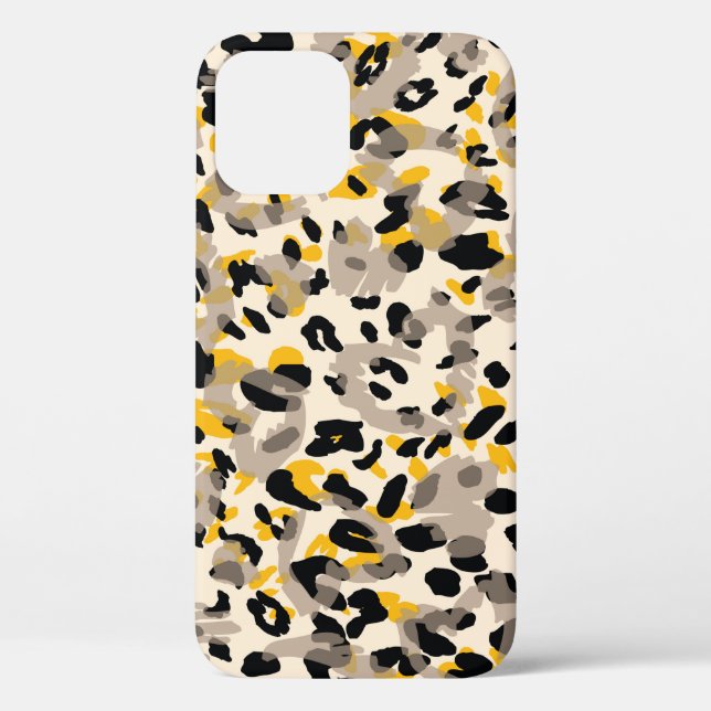 Animal print, leopard texture background Case-Mate iPhone case (Back)