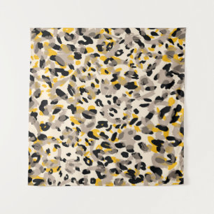 Animal print, leopard texture background tapestry