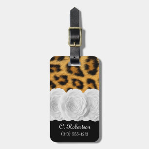 Animal Print Luggage Tag