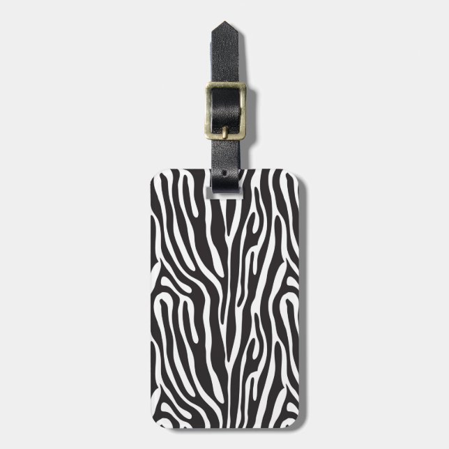 Animal Print Luggage Tag (Front Vertical)
