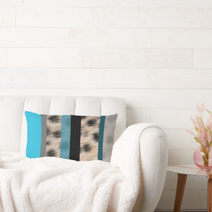 Animal Print Lumbar Cushion