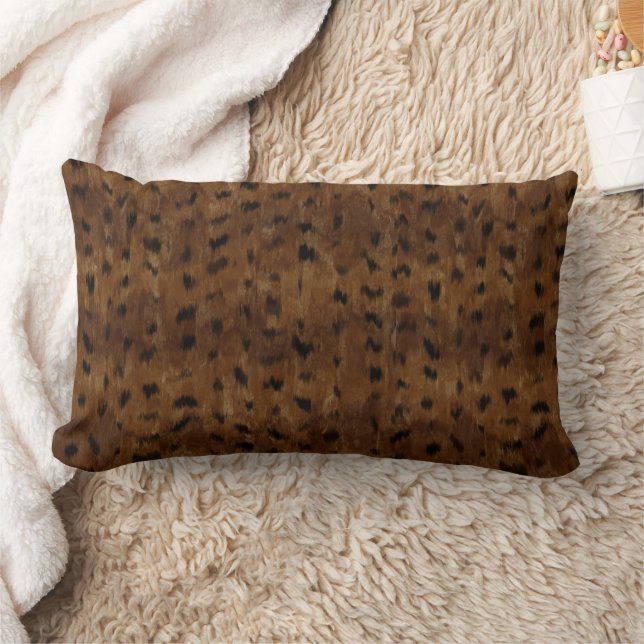 Animal Print Lumbar Cushion (Blanket)