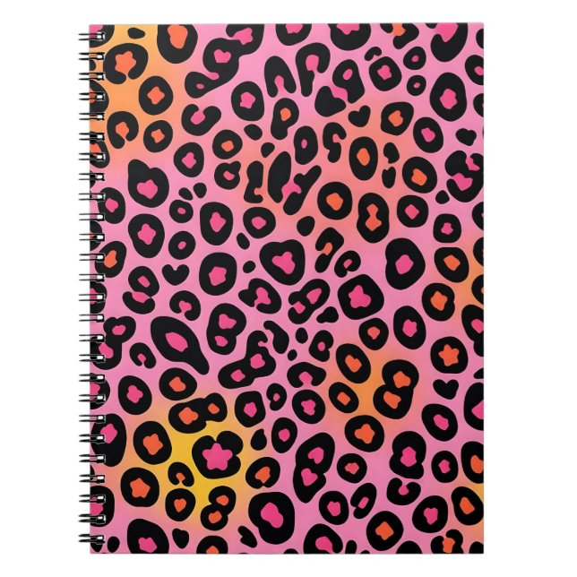 animal print notebook  (Front)