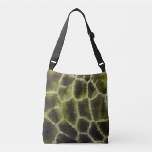 Animal Print Olive Green Crossbody Bag