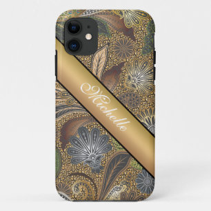 Animal Print Paisley Pattern iPhone 11 Case