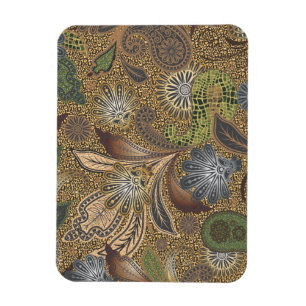 Animal Print Paisley Pattern Magnet