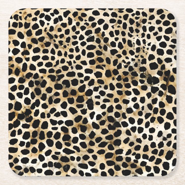 Animal Print - Paper Coasters  (Front)