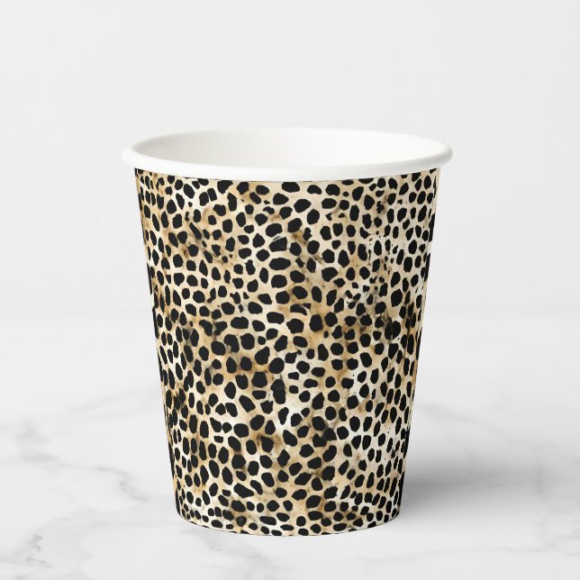 Animal Print - Paper Cups  (Front)
