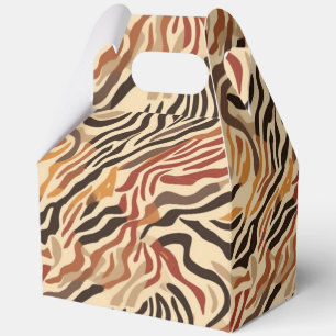 Animal Print Party Favour Box