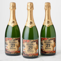 Animal Print Pattern 21st Birthday Personalised