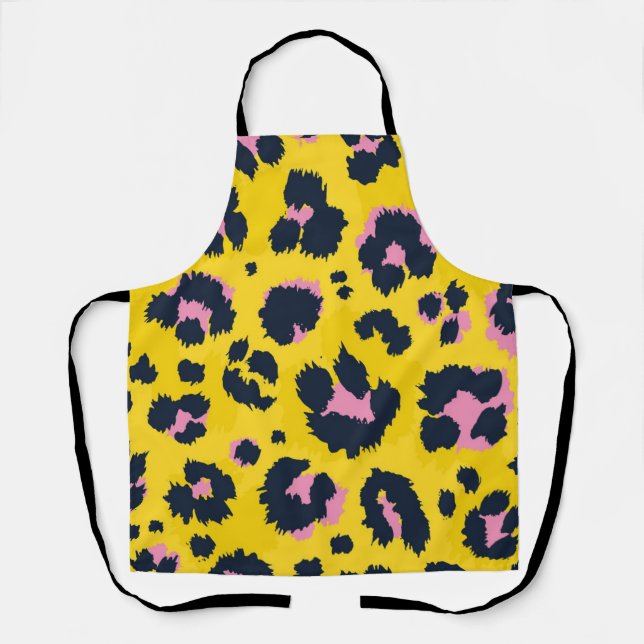 Animal print pattern apron (Front)