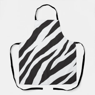 Animal print pattern apron