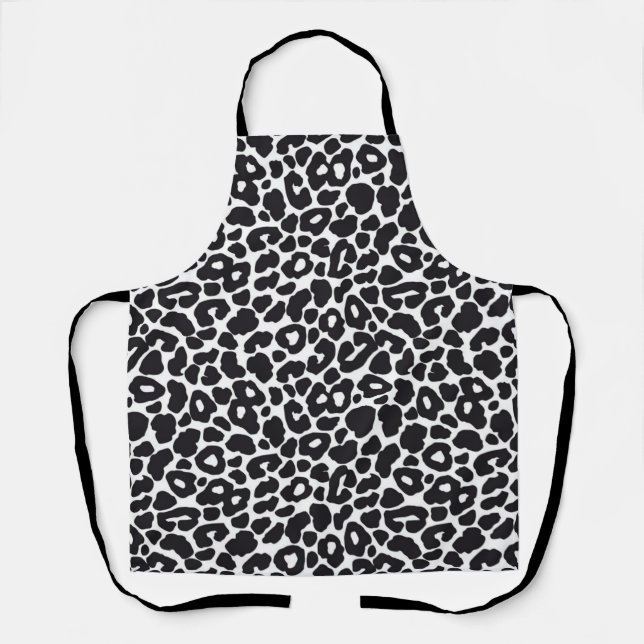 Animal print pattern apron (Front)