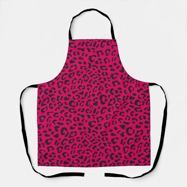 Animal print pattern apron (Front)