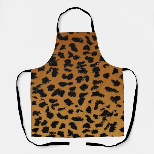Animal print pattern apron (Front)