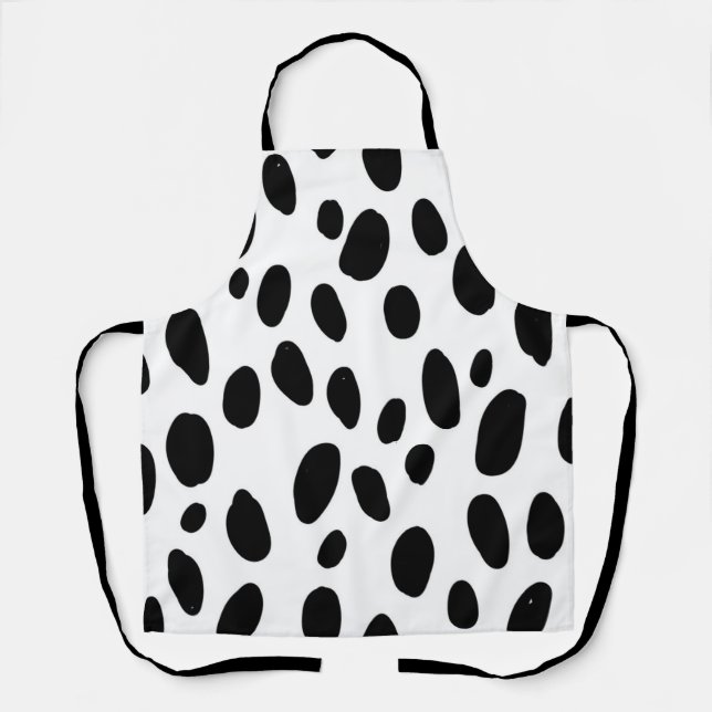 Animal print pattern apron (Front)
