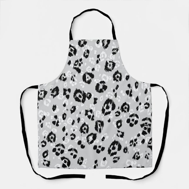 Animal print pattern apron (Front)