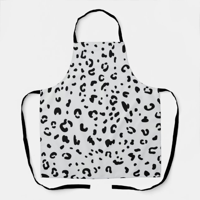 Animal print pattern apron (Front)