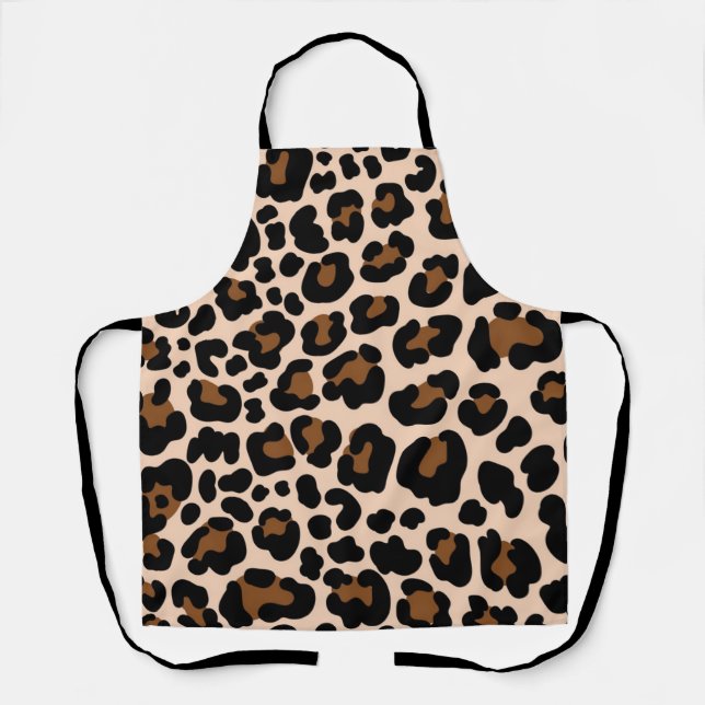 Animal print pattern apron (Front)