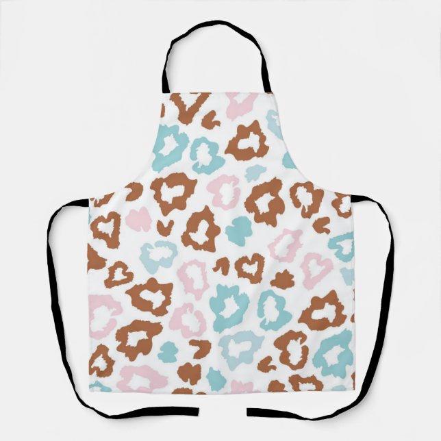 Animal print pattern apron (Front)