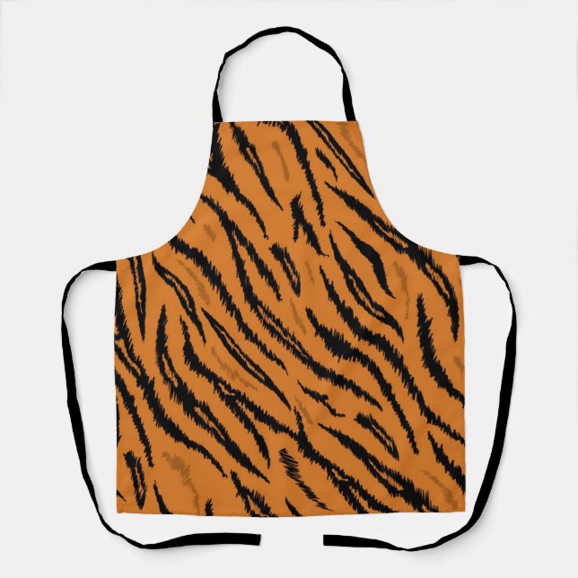 Animal print pattern apron (Front)