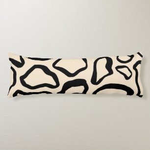 Animal print pattern body cushion