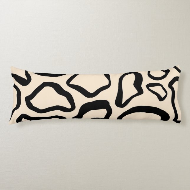 Animal print pattern body cushion (Front)