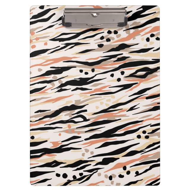 Animal Print Pattern Clipboard (Front)