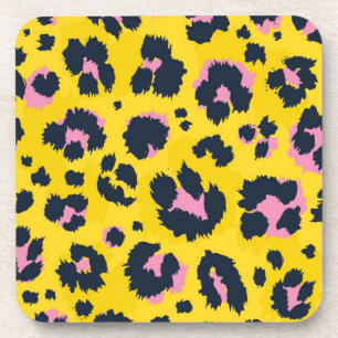 Animal print pattern coaster