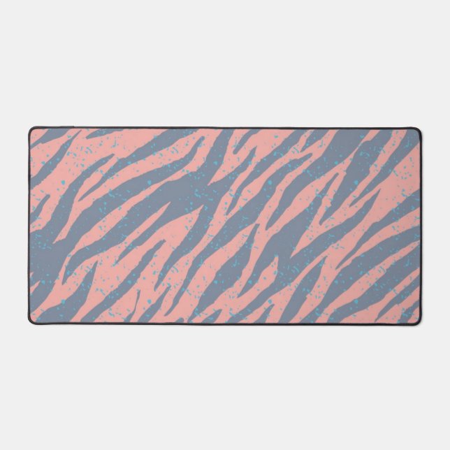 Animal print pattern desk mat (Front)