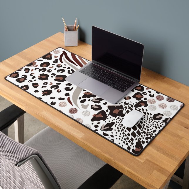 Animal Print Pattern Desk Mat (Office 2)