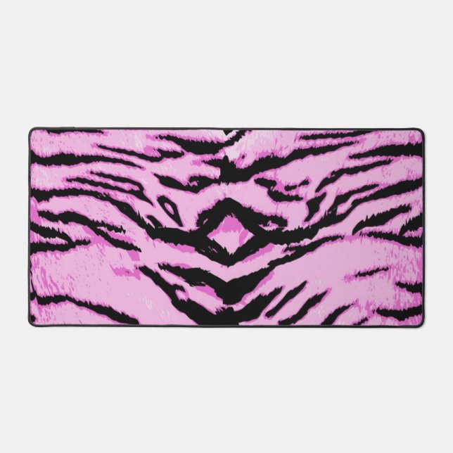 Animal print pattern desk mat (Front)