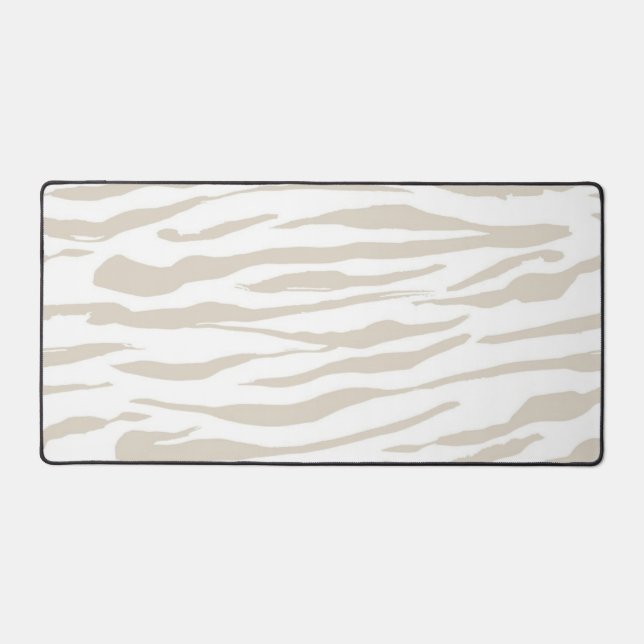Animal print pattern desk mat (Front)