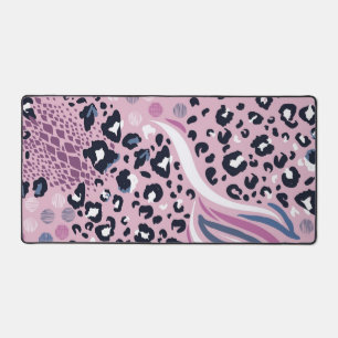 Animal Print Pattern Desk Mat