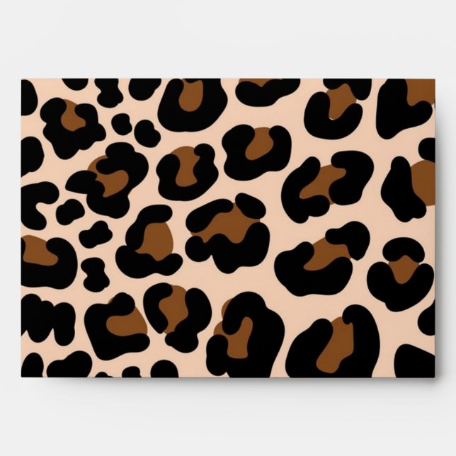 Animal print pattern envelope (Front)