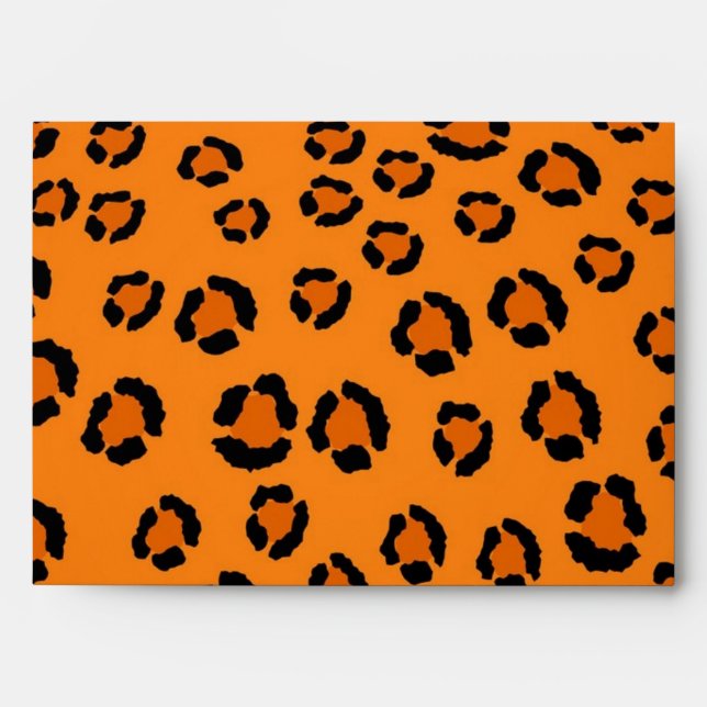 Animal print pattern envelope (Front)