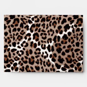 Animal print pattern envelope