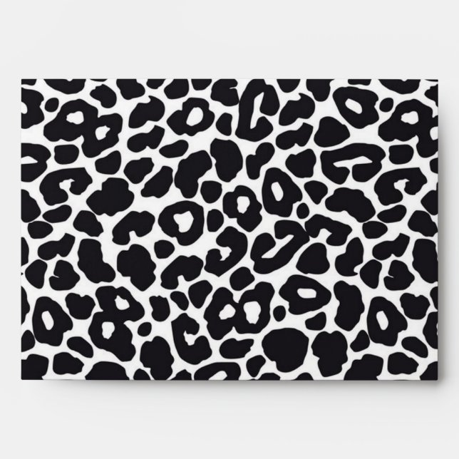 Animal print pattern envelope (Front)