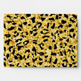 Animal print pattern envelope
