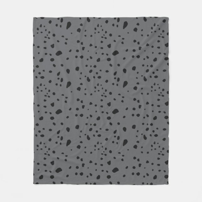 Animal Print Pattern Fleece Blanket (Front)