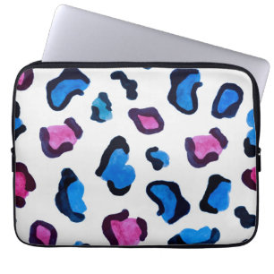 Animal print pattern laptop sleeve