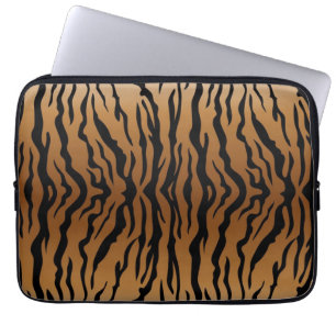 Animal print pattern laptop sleeve