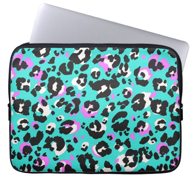 Animal Print Pattern  Laptop Sleeve (Front)