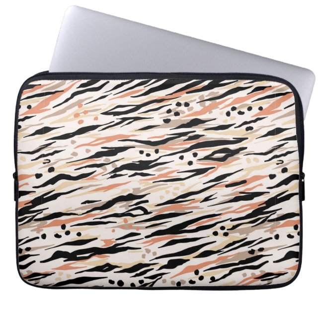 Animal Print Pattern  Laptop Sleeve (Front)
