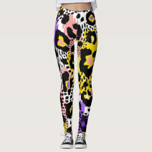 Animal print pattern leggings