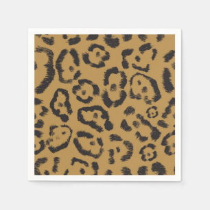 Animal print pattern napkin