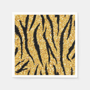 Animal print pattern napkin