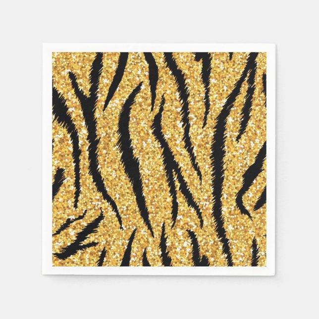 Animal print pattern napkin (Front)