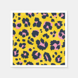 Animal print pattern napkin