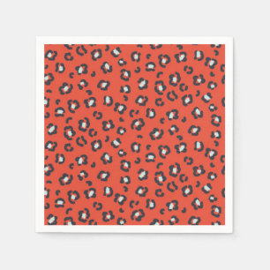 Animal print pattern napkin